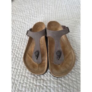 Birkenstock Women's GIzeh Thong Sandal - Mocha, US8-8.5 (043751)